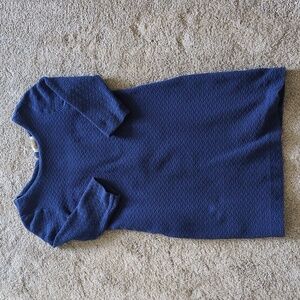 Ganni Anthropologie blue dress size medium